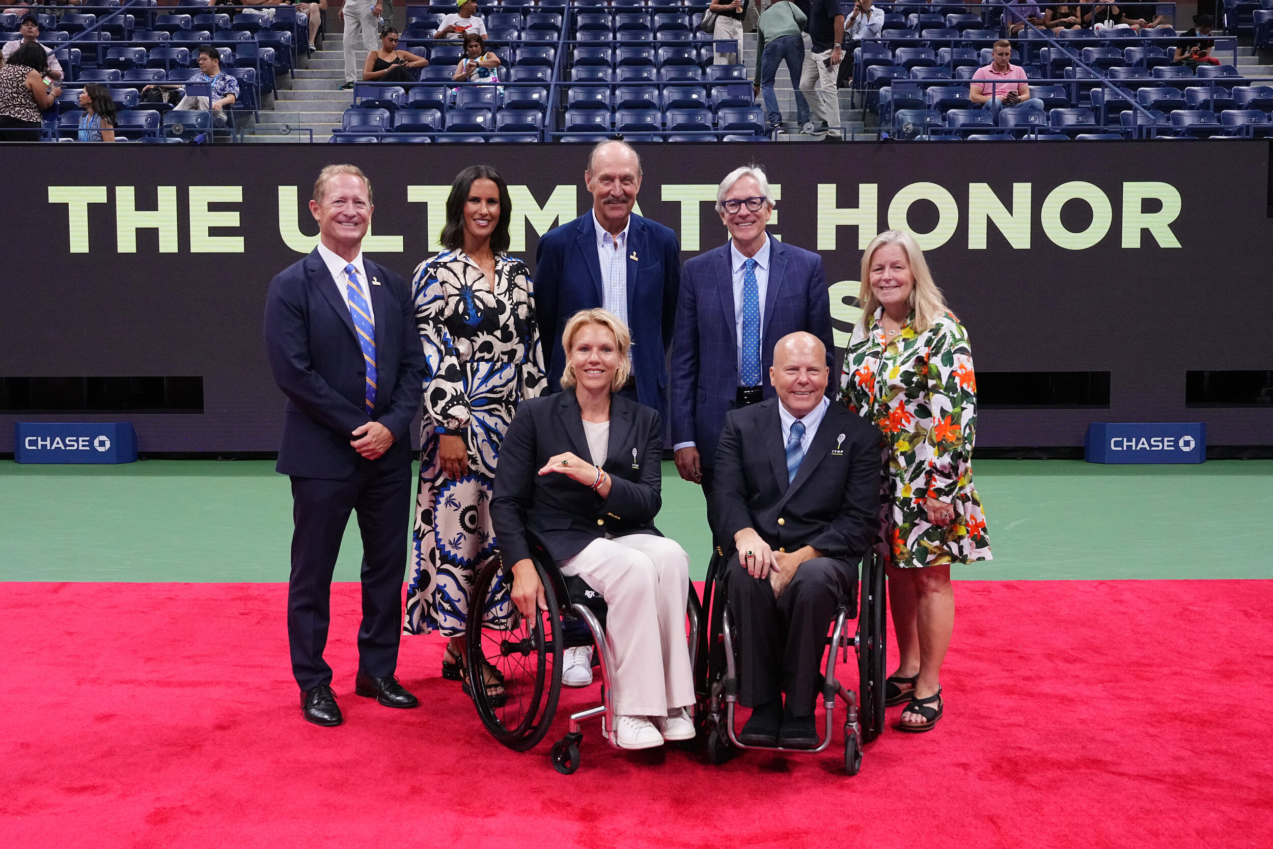 Esther Vergeer and Rick Draney honoured in Hall of Fame Ring Ceremony