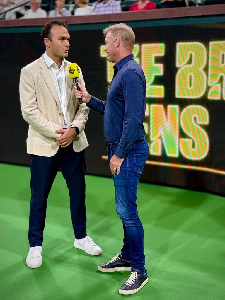 ITF CEO Ross Hutchins talks participation on court at Indian Wells 