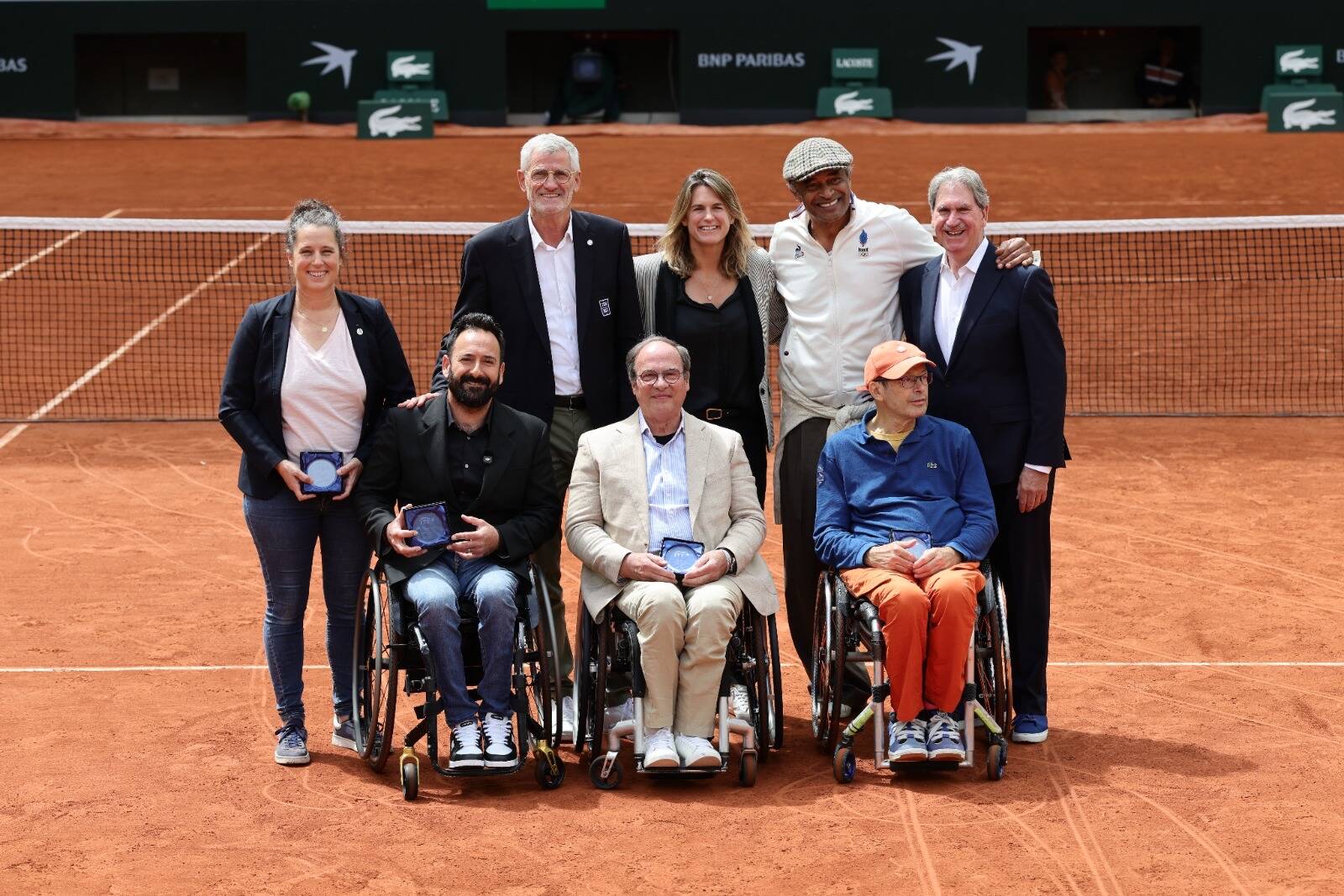 French wheelchair tennis pioneers honoured in ITF Hall of Champions 