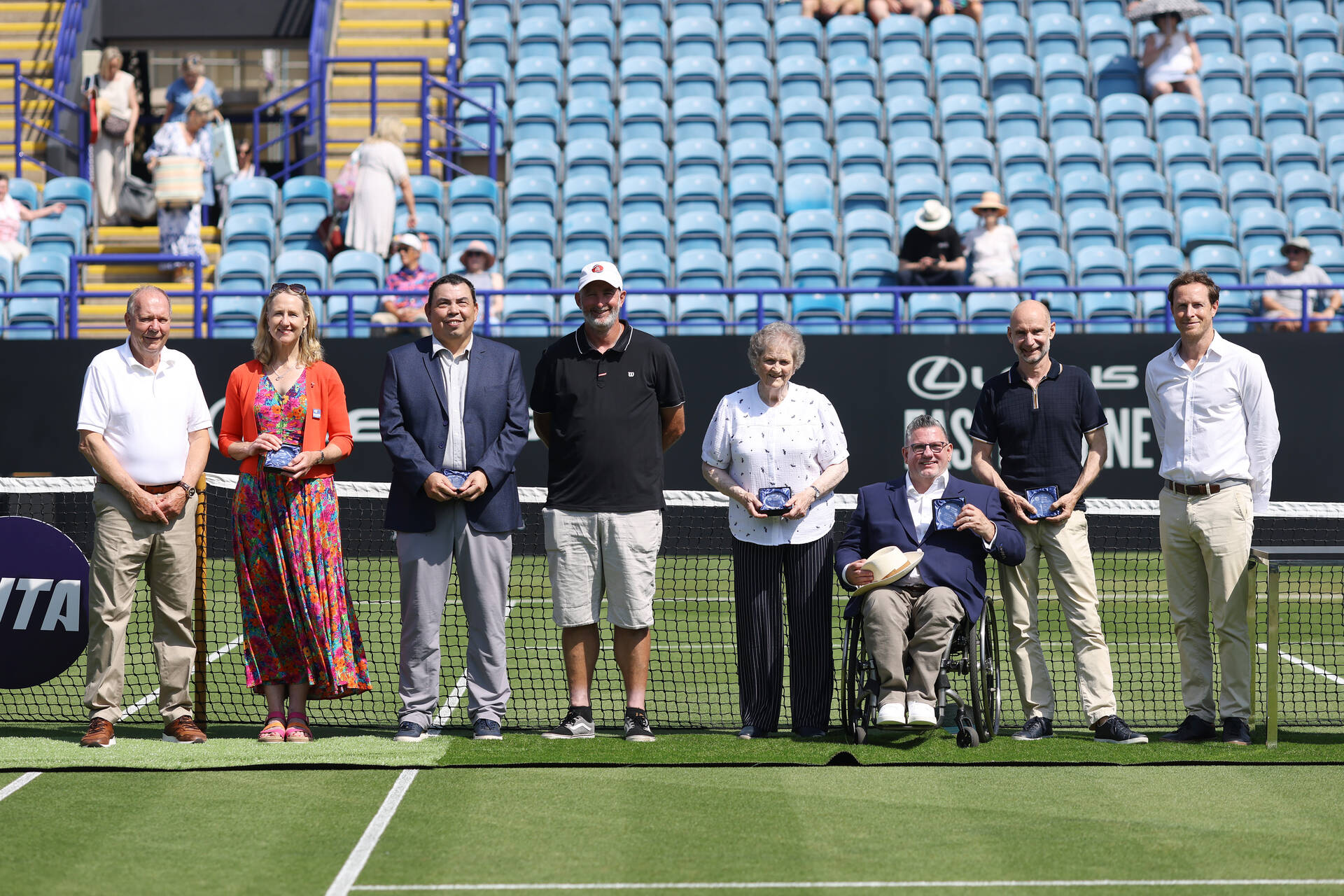 British wheelchair greats honoured in World Tennis Hall of Champions