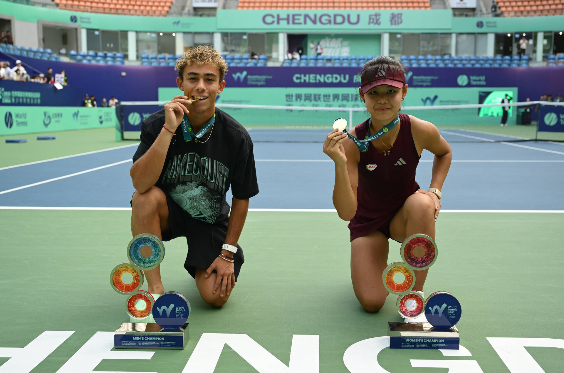 Rising stars Lee and Sun triumph at World Tennis Tour Junior Finals