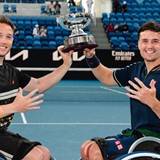 Hewett and Reid clinch fifth Australian Open wheelchair doubles crown